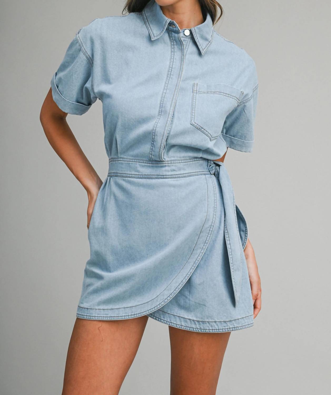 Mable - Ruby Shirt Dress
