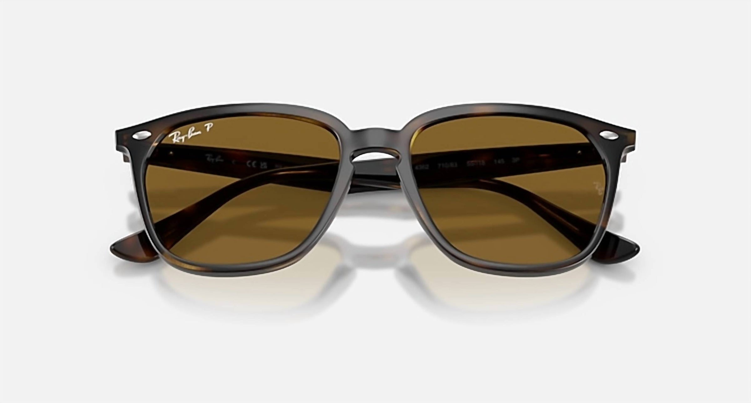 Ray Ban - Square Polarized Sunglasses Rb4362 - 710 - 83