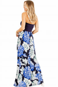 Heimish Usa - Floral Print Sleeveless Maxi Dress