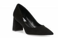 STEVE MADDEN Women's Lend Suede Heel in black - women's heels