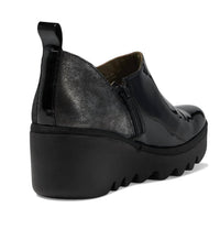 FLY LONDON Women's Beli Zip Up Ankle Boots in black silver - women's shoe - view 4