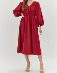Jodifl - Brylee Long Sleeve Maxi Dress With Pockets
