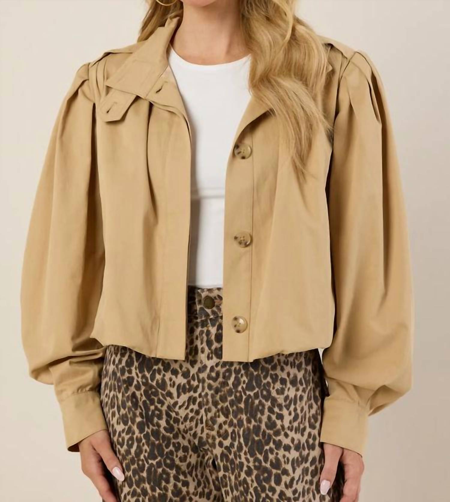 English Factory - Cropped Trench Jacket