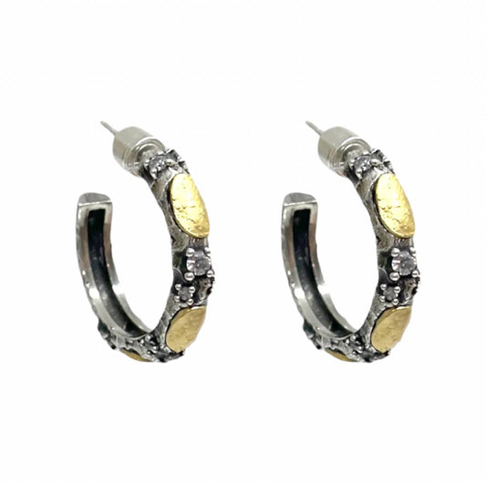 Tat2 Designs - Alma 1" Hoop Earrings