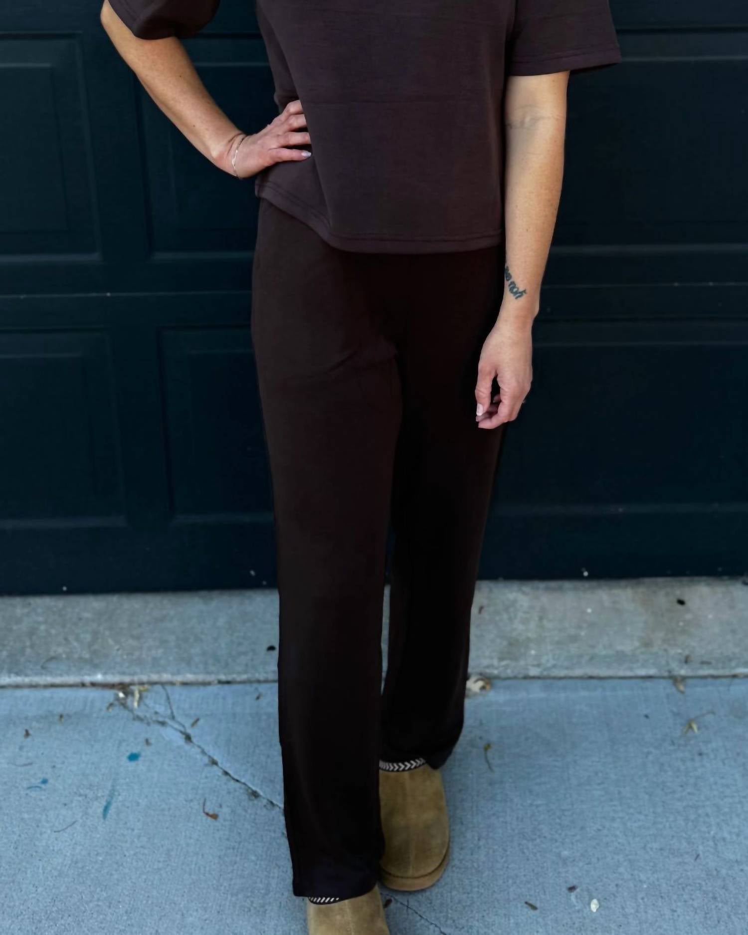 Mono B - Laguna Soft Drape Cropped Pants