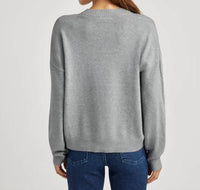 Splendid Layton Love Sweater in grey - women's sweater - view 4