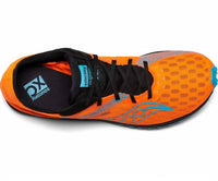SAUCONY Women's Kilkenny Xc 9 Spike Shoe in vizi blue blaze orange - women's shoe - view 4
