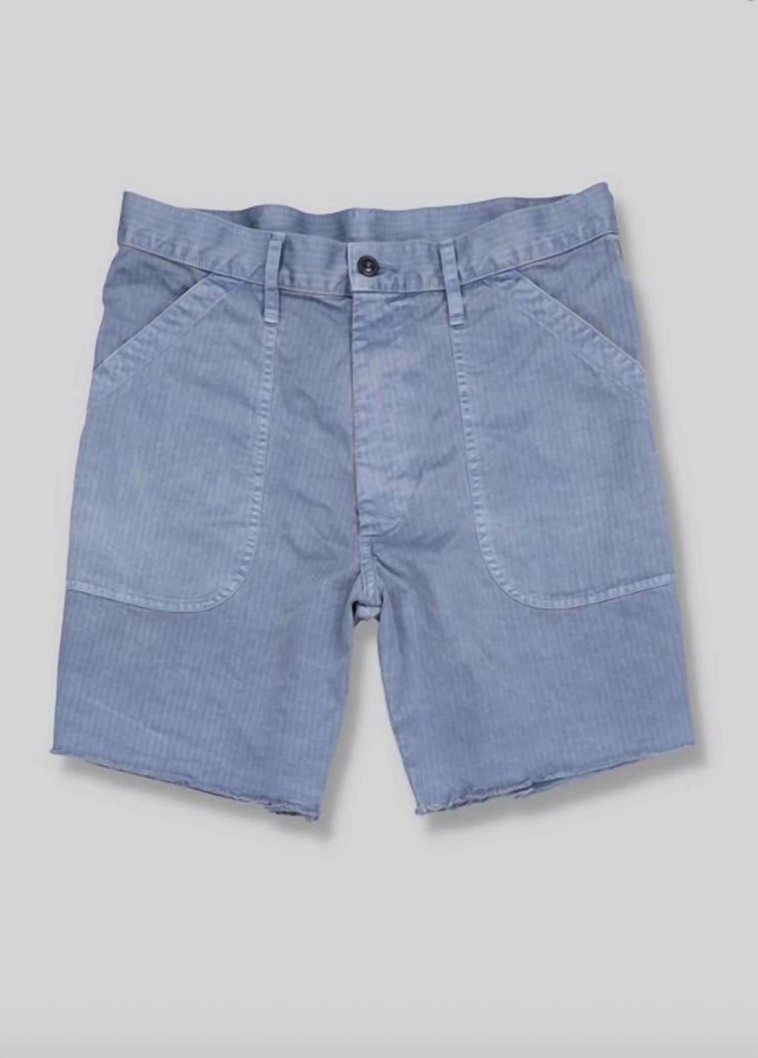 MEN'S HERRINGBONE NAVAL SHORT