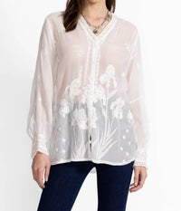 Johnny Was - DE VRIES ORCHID PARTY TUNIC TOP
