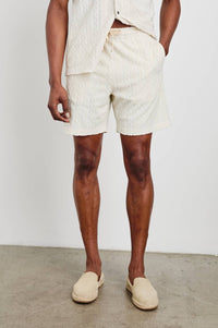 Rails Nova Short in ecru - men's shorts