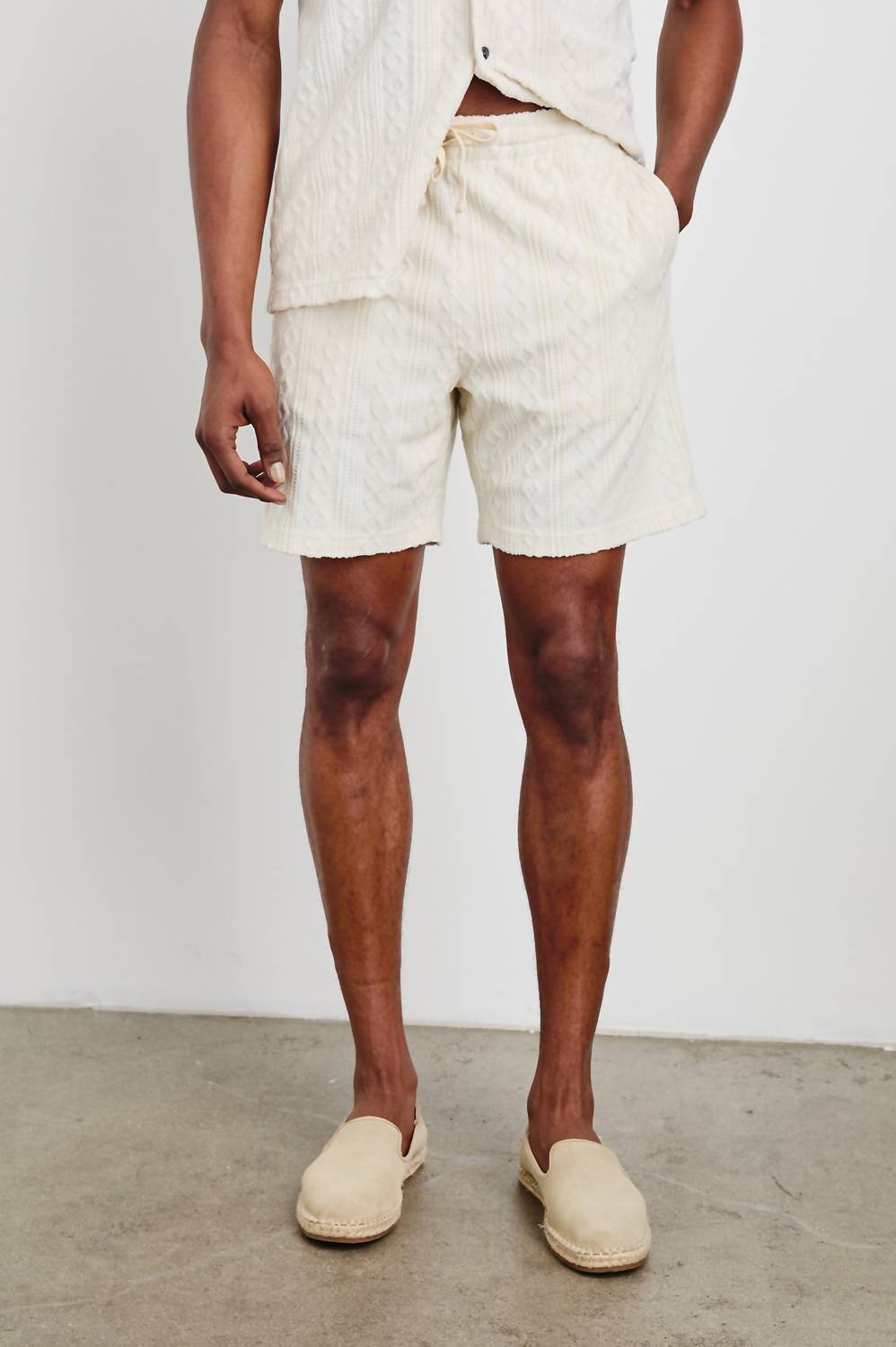 Rails Nova Short in ecru - men's shorts