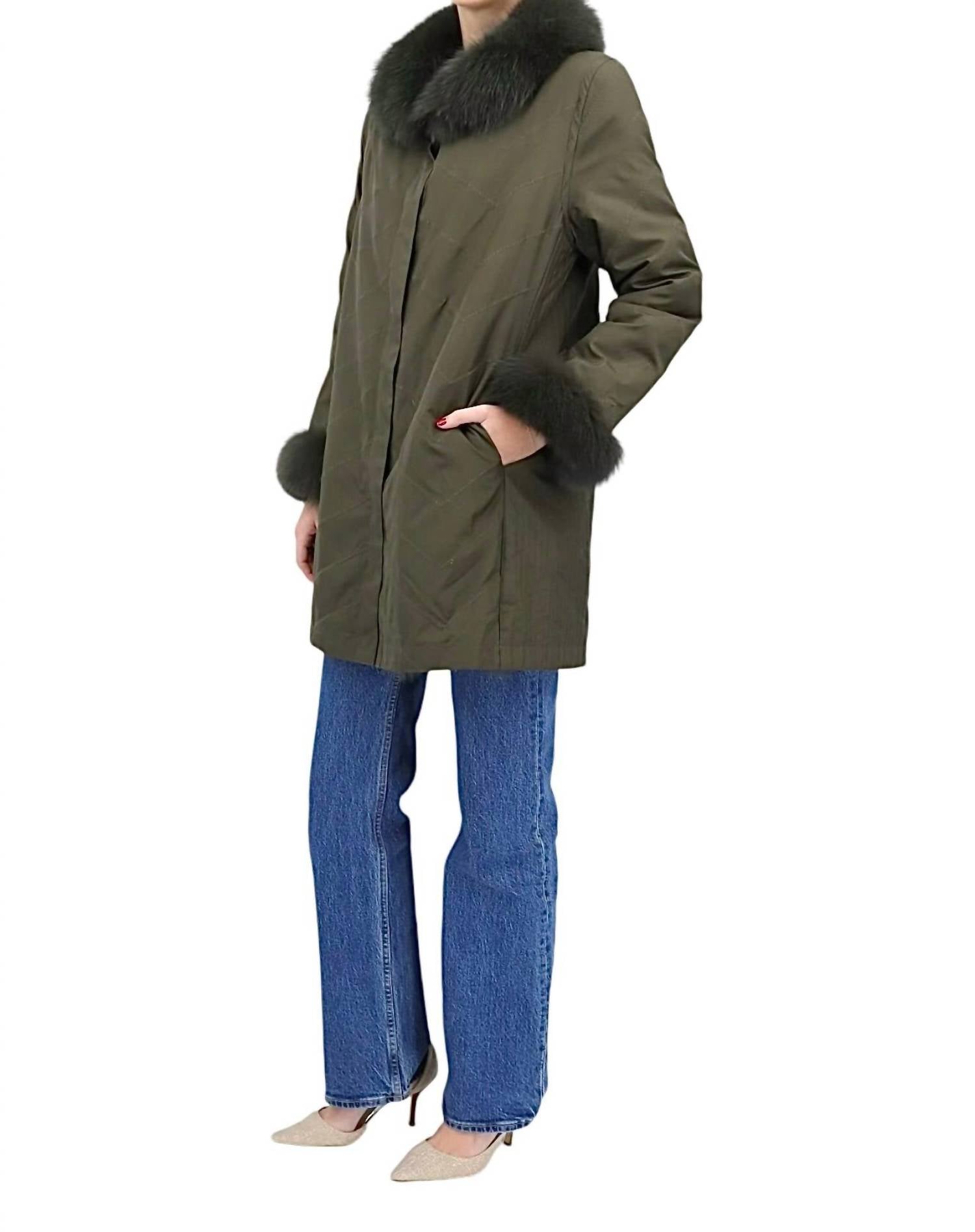 Diomi - Audrey Reversible Travel Coat
