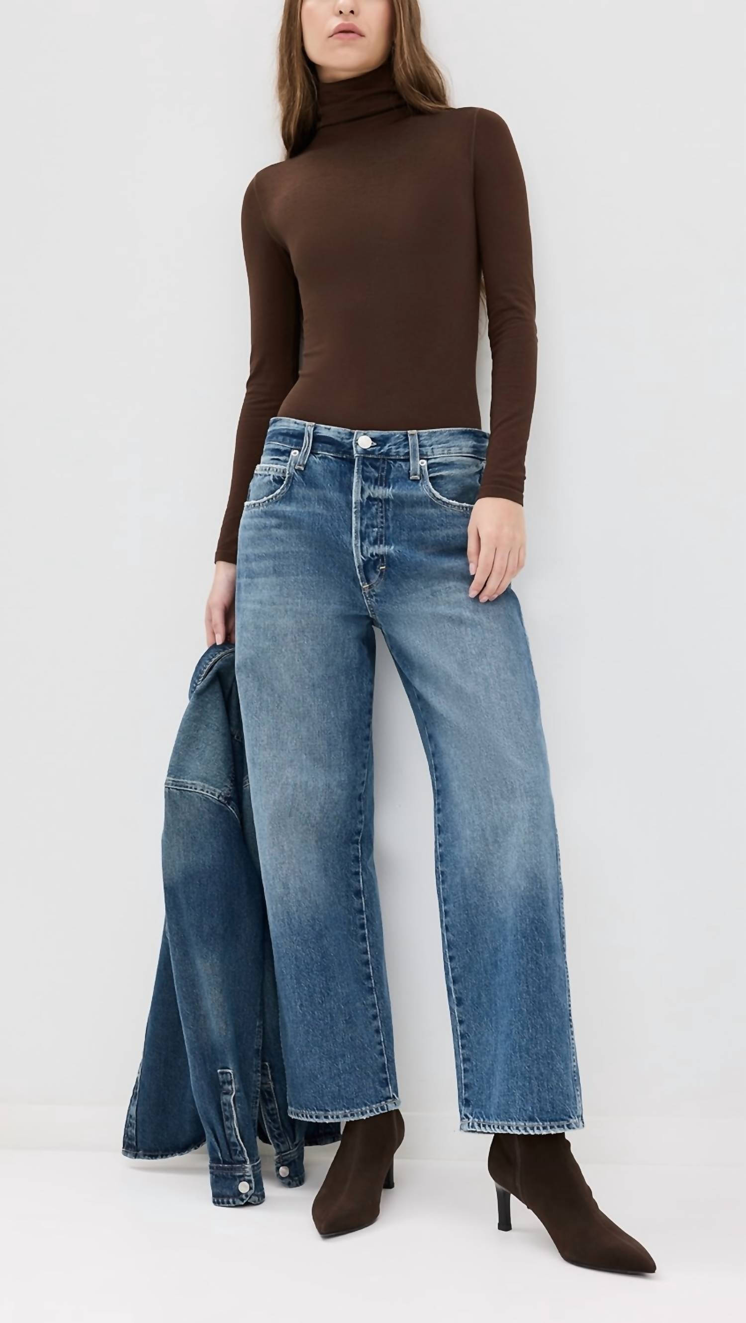 AMO Hattie Straight Leg Jeans in allure 1 - women's jeans - view 4