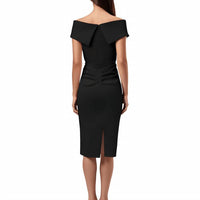 Xscape - Ruffled Satin Party Cocktail Dress