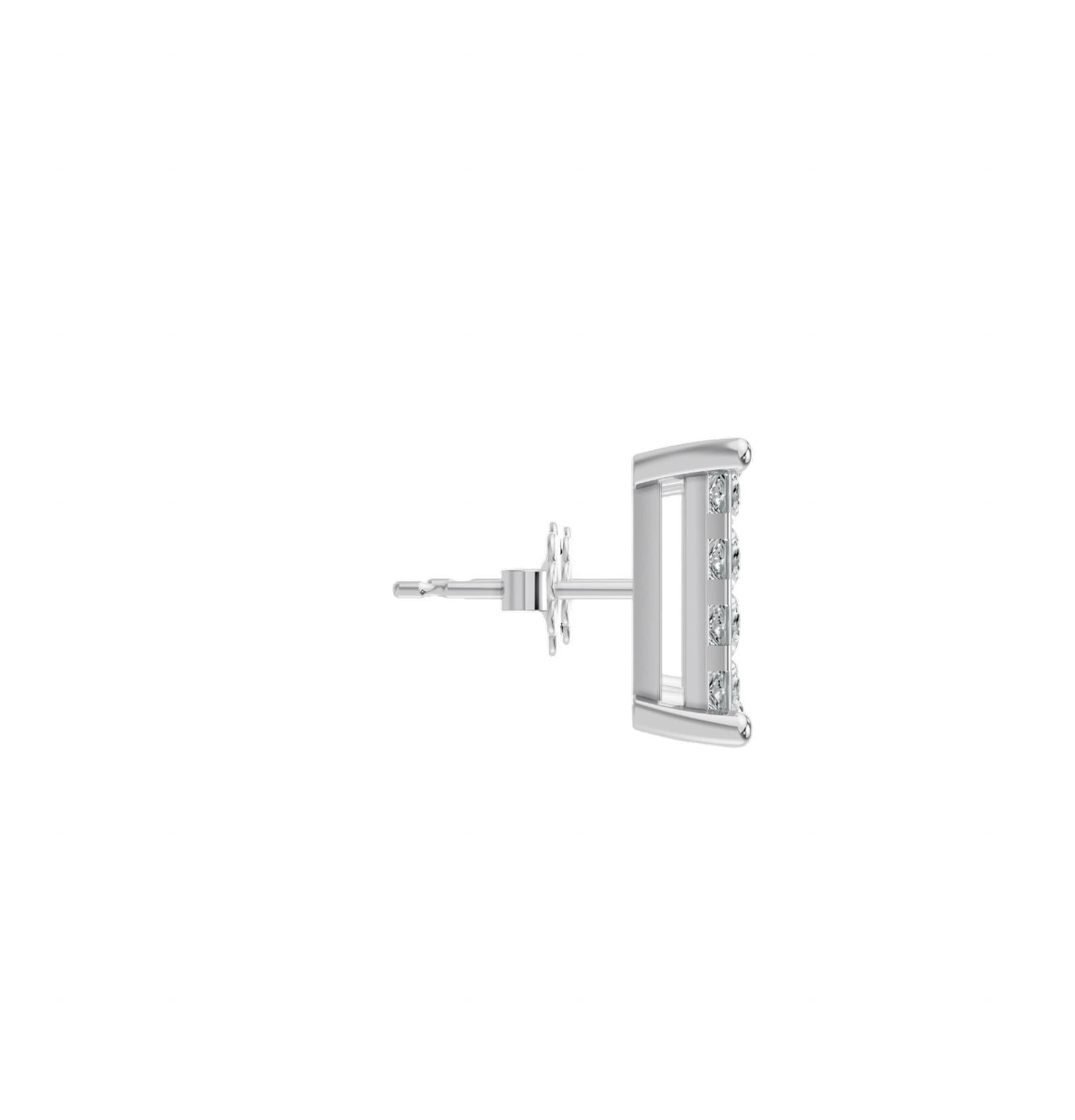Aamiaa - Stan-e-0.98-1.08-14w Natural Diamond Earrings