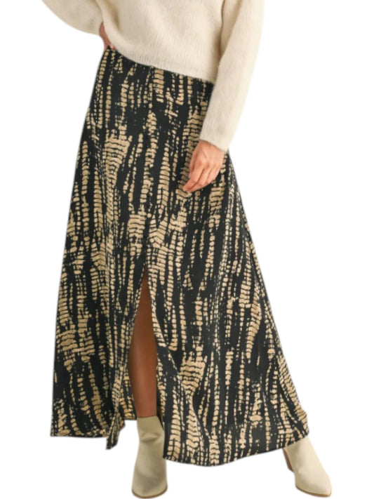 Miou Muse - MULTI PATTERN LONG SKIRT