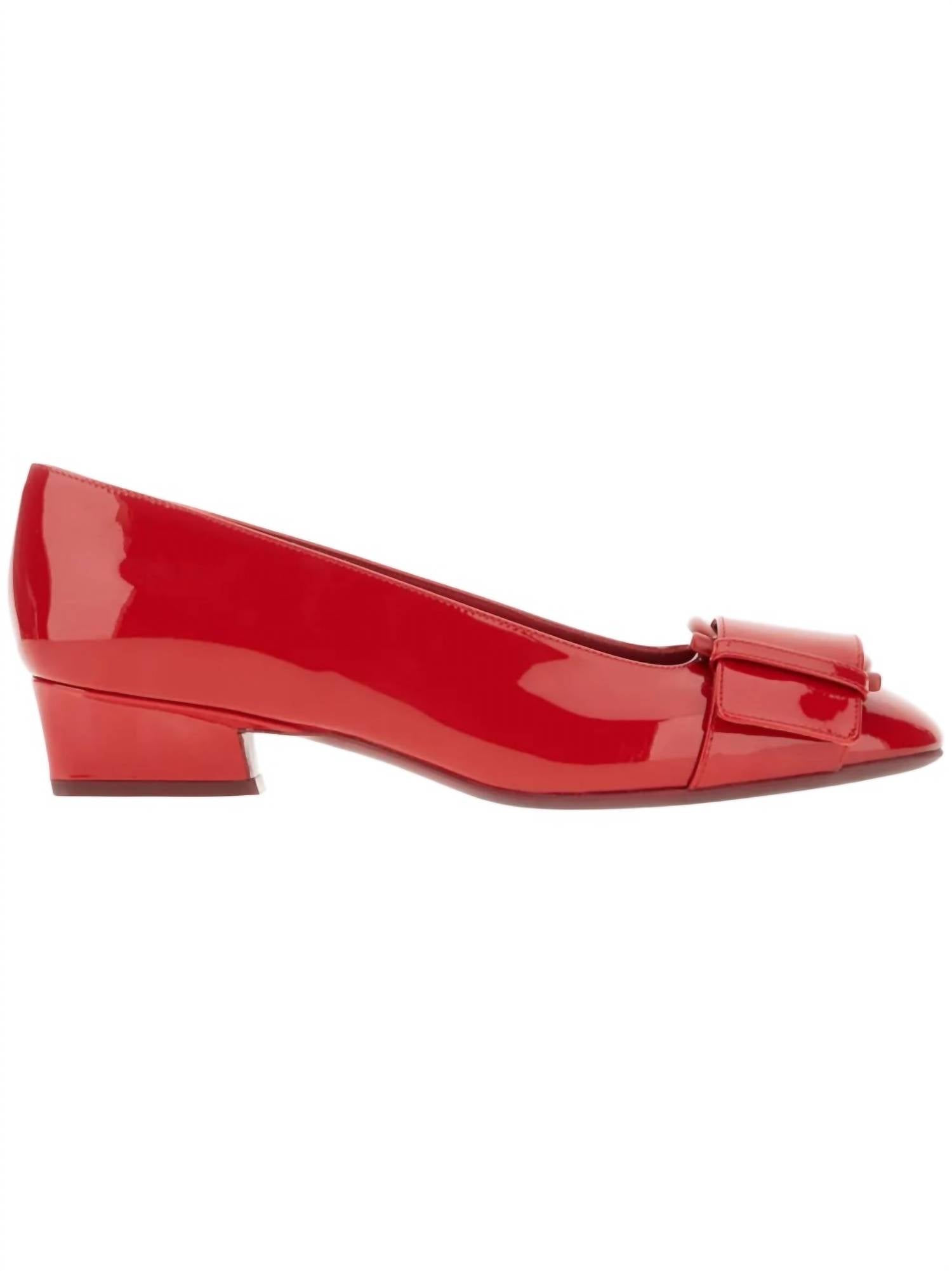Salvatore Ferragamo - Women's Lipstick Ballerinas Shoes