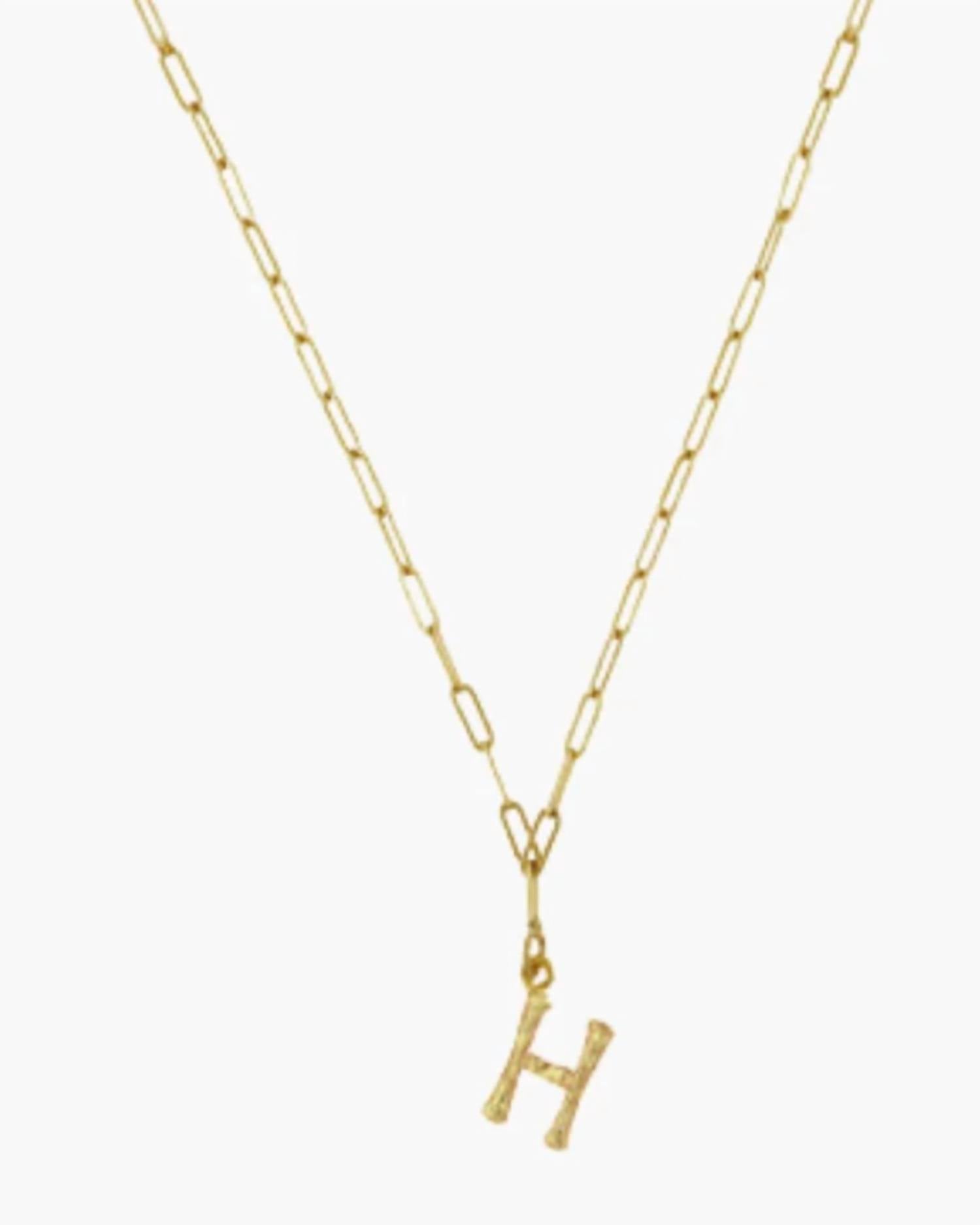 Susan Shaw - Women's Letter H Necklace