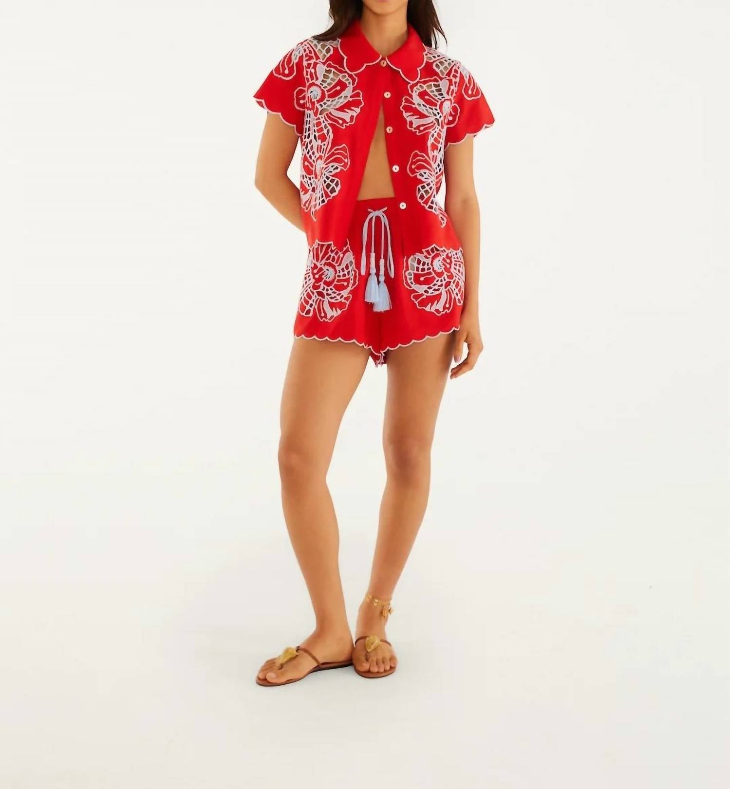 Farm Rio - Poppy Flowers Shorts