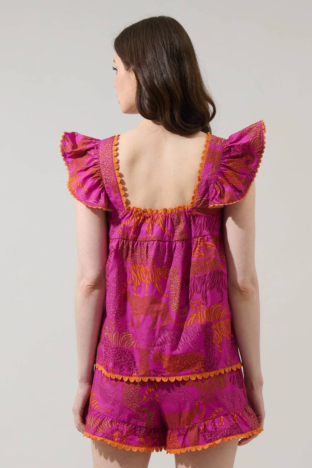 Sugarlips - Kareen Square Neck Blouse
