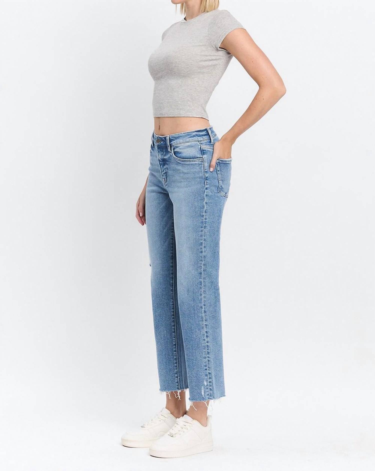Flying Monkey - Sweet Time Ankle Straight Jeans