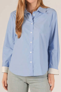 Before You Collection - POPLIN CUFF BUTTON SHIRT
