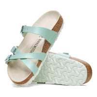 BIRKENSTOCK Women's Franca Sandal in lizard surf green - women's sandal - view 4