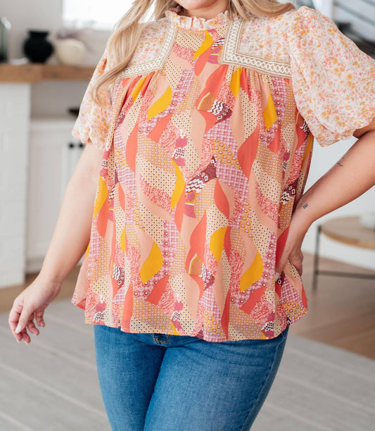 Jodifl - Day Dreamer Mixed Floral Top