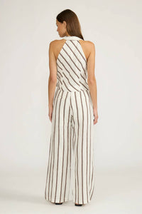 Lucy Paris - Women's Lola Striped Wrap Top
