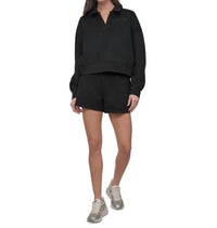 Dkny - Varsity Embroidered Logo Smocked 4" Shorts
