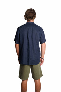 Vince - Linen Short Sleeve Top