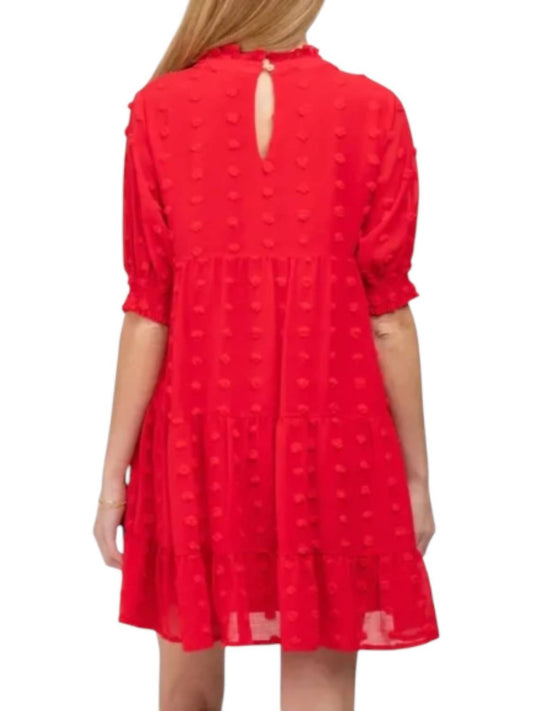 Jodifl - Swiss Dot Tiered Dress