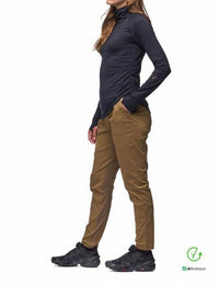 INDYEVA Riga Iii Long Sleeve Shirt in black - women's long sleeve top - detail view