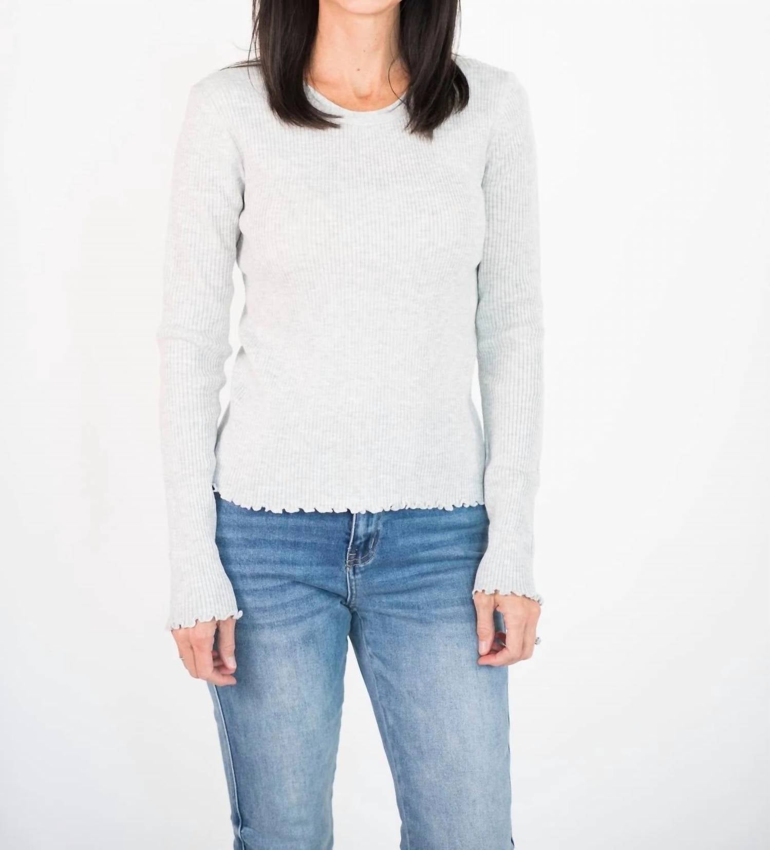 Tea N Rose - Erika Long Sleeve Sweater