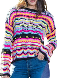 Tolani - Lien Flared Sleeve Sweater