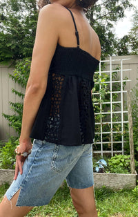 Mint Exclusives - Boho Babydoll Crochet Tank