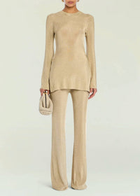 Ser.O.Ya - Sheldon Metallic Knit Pants