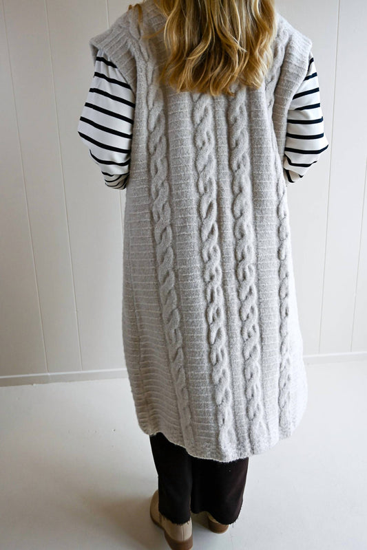 Sage The Label - Women's Wood Street Sweater Cardigan Vest