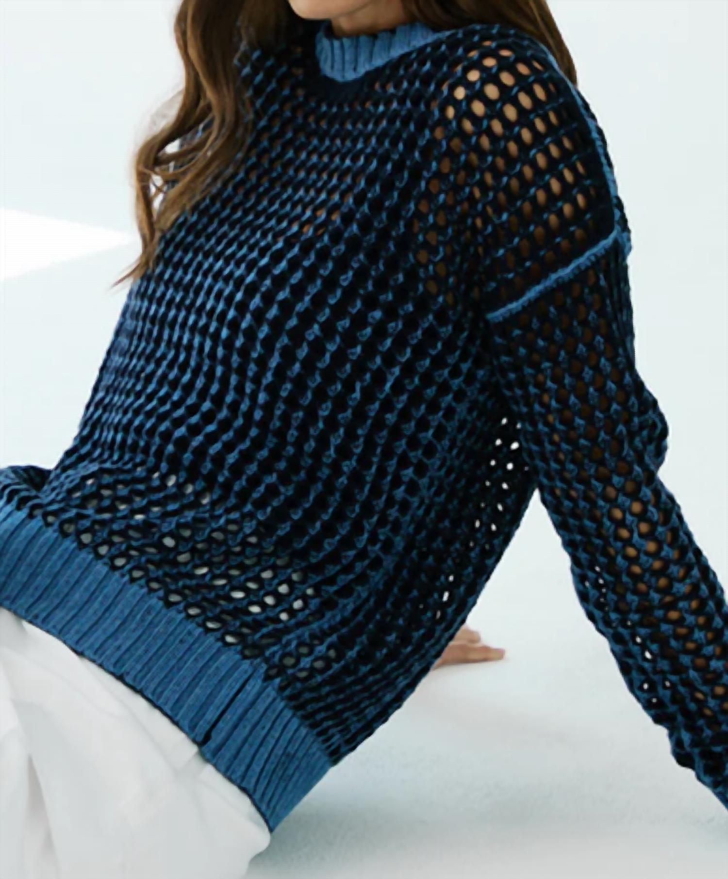 Autumn Cashmere - Inked Mesh Crew