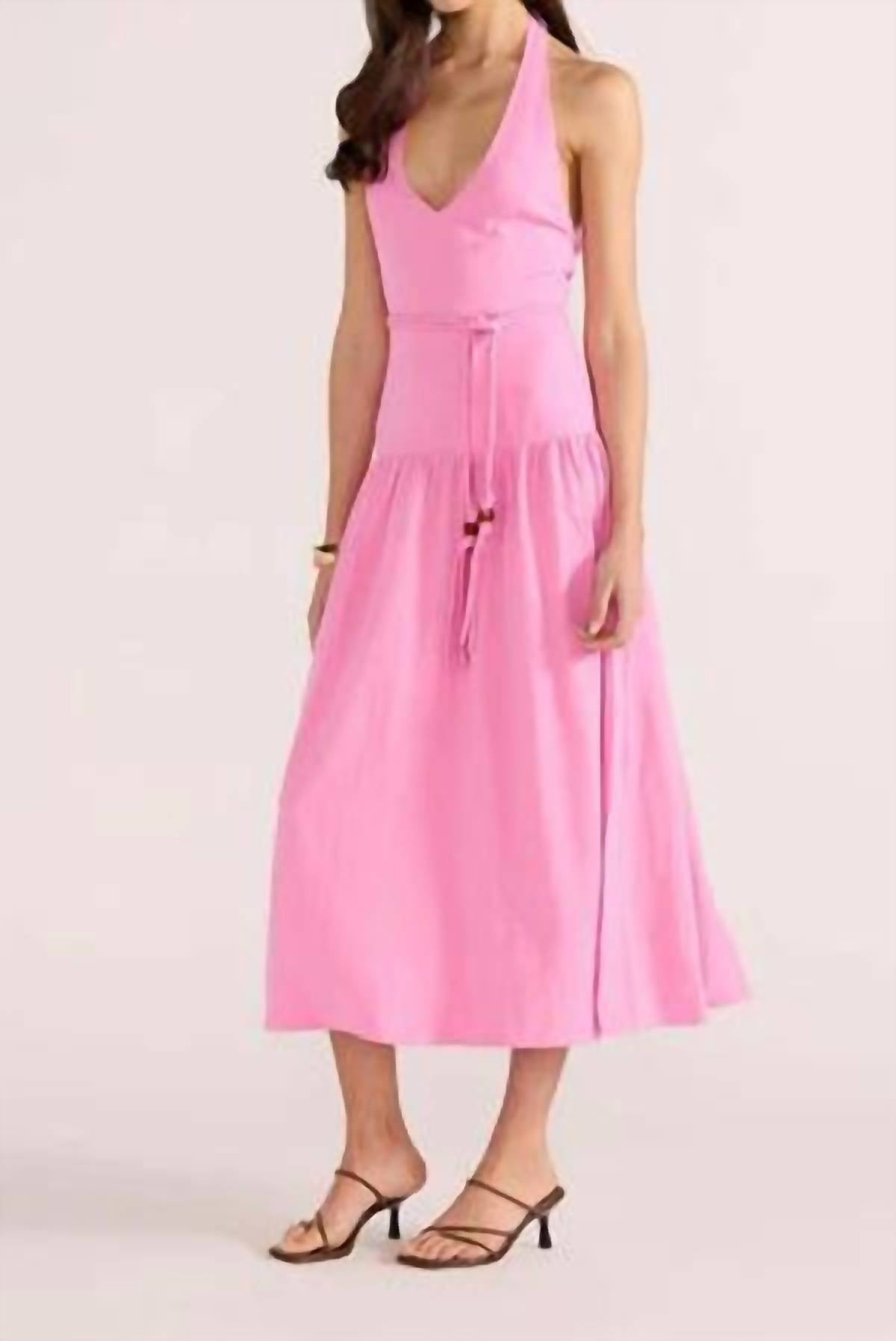 Minkpink - Melody Drop Waist Midi Dress