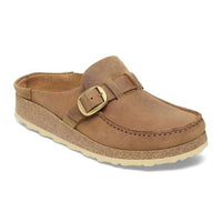 Birkenstock - Unisex Buckley Natural Leather Oiled Clogs