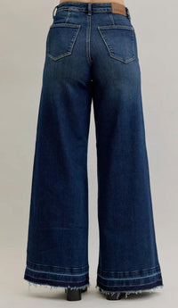 Judy Blue - Women's High Waisted Front Pocket Palazzo Pants