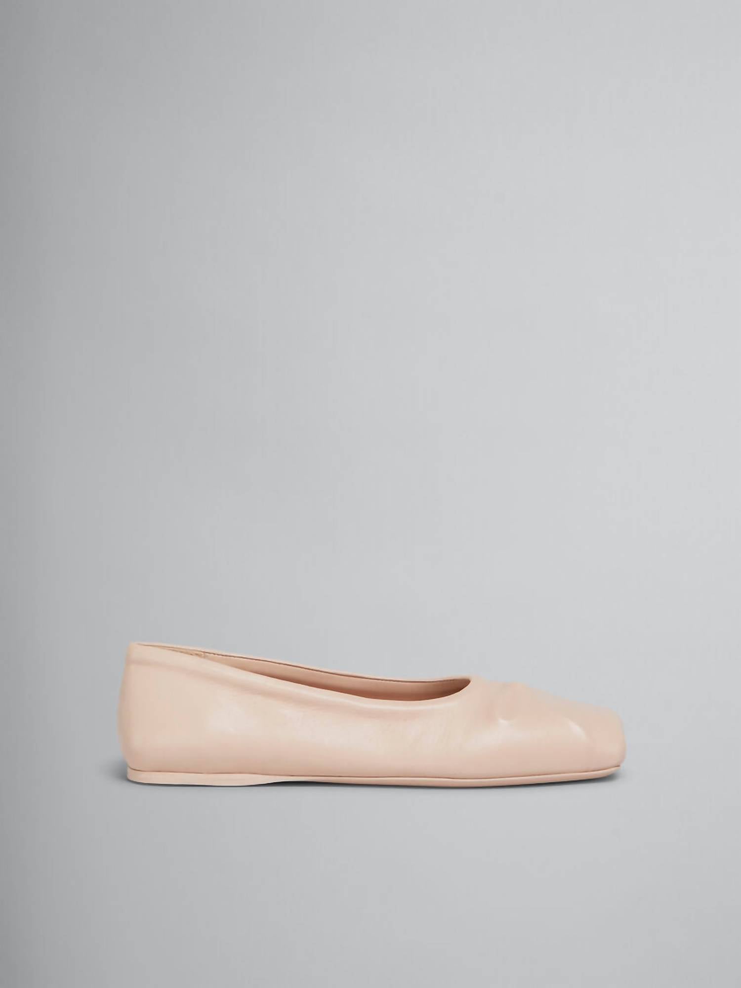 Marni - Women's Nappa Leather Seamless Little Bow Ballet Flat