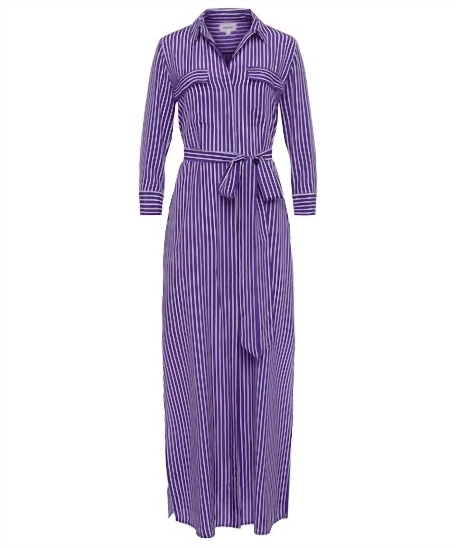 L'Agence - Cameron Maxi Shirt Dress