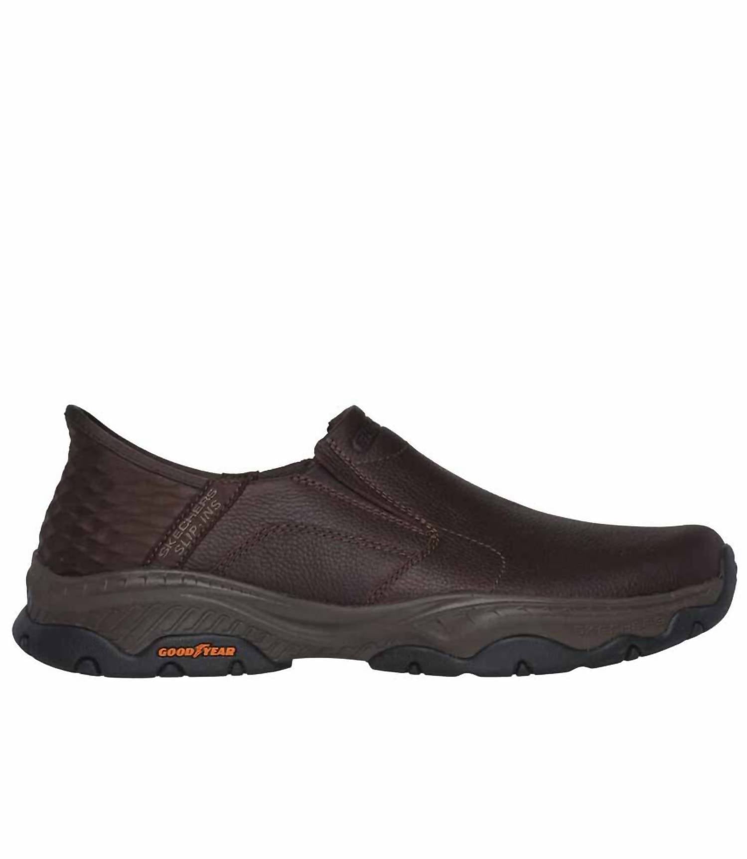 Skechers Men's Craster Lanigan Slip-on Shoes in dark brown - men's sneaker