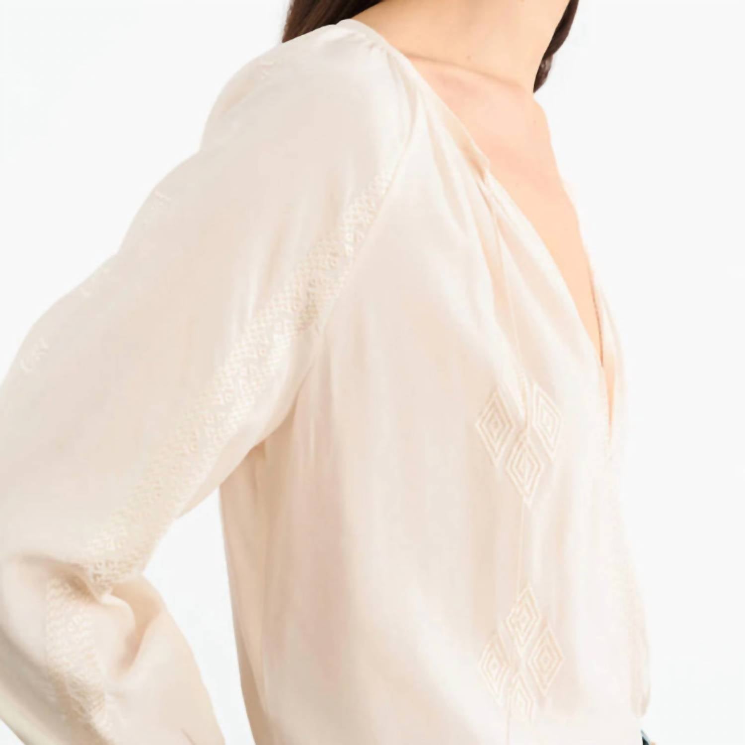 Nili Lotan - Cristo Silk Blouse