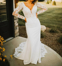 Stella York - Lace Long-sleeve Wedding Dress