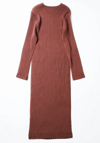 Issey Miyake - Women's Hatching Pleats Dress