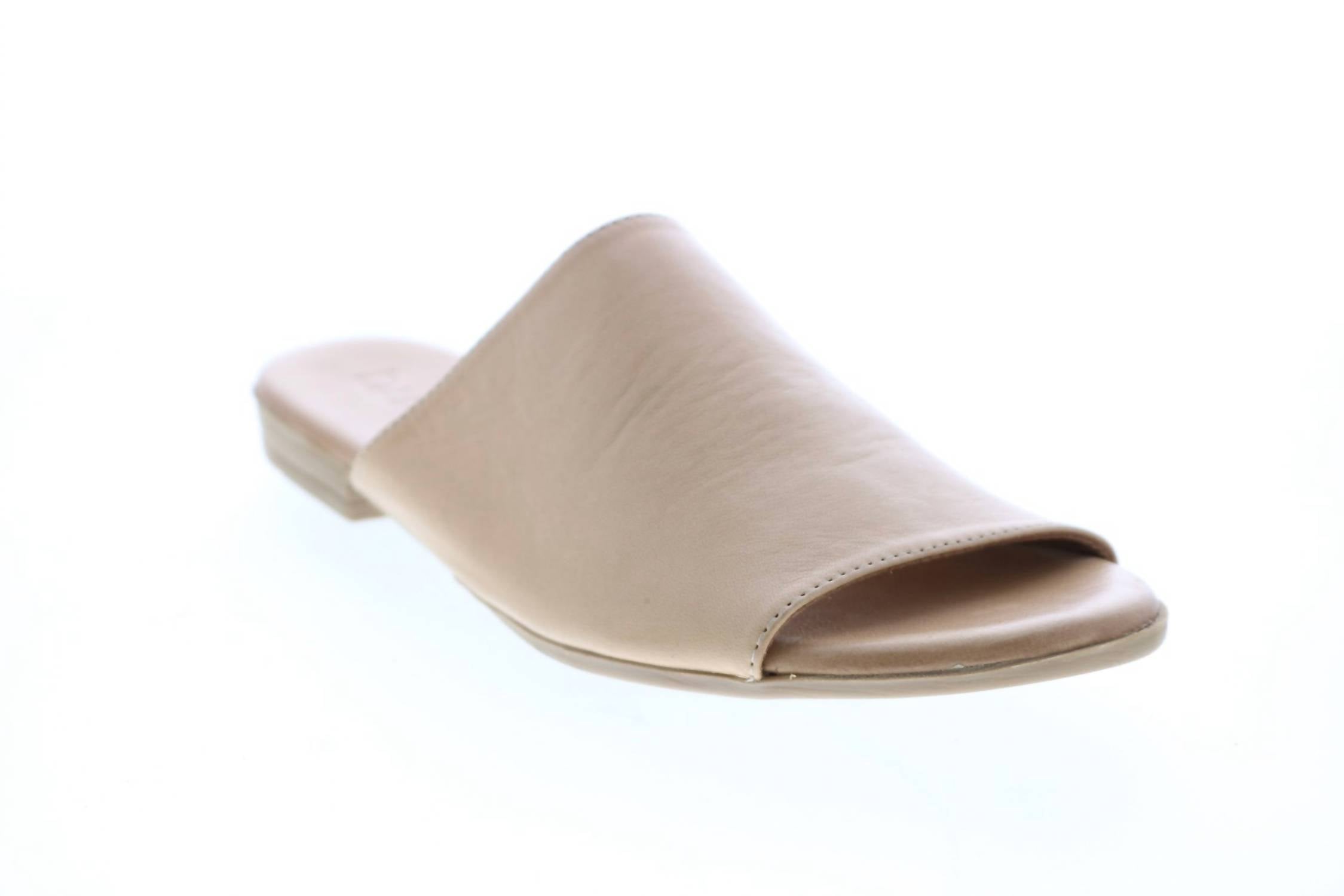 bueno Women's Jory Open Toe Slide Sandal in tan - women's sandal