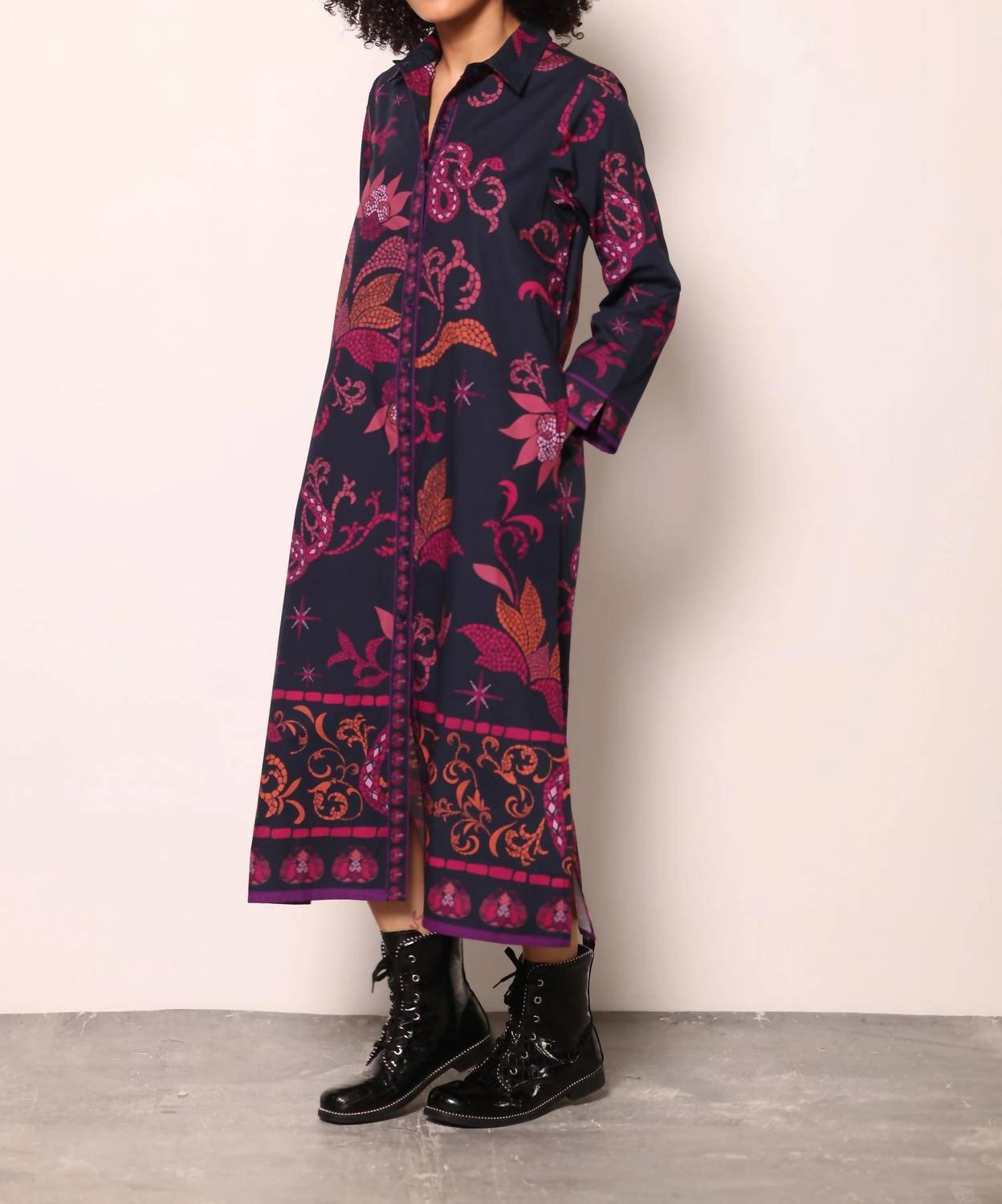 Maude Eliza Dress in midnight mosaic - women's dress - view 4
